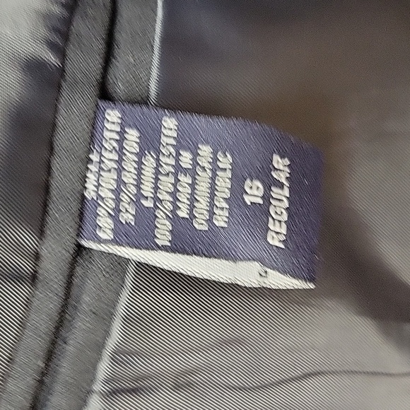 Nautica Boy's Dark Navy Blazer with Gold Buttons Sz 16 Regular - Picture 6 of 6